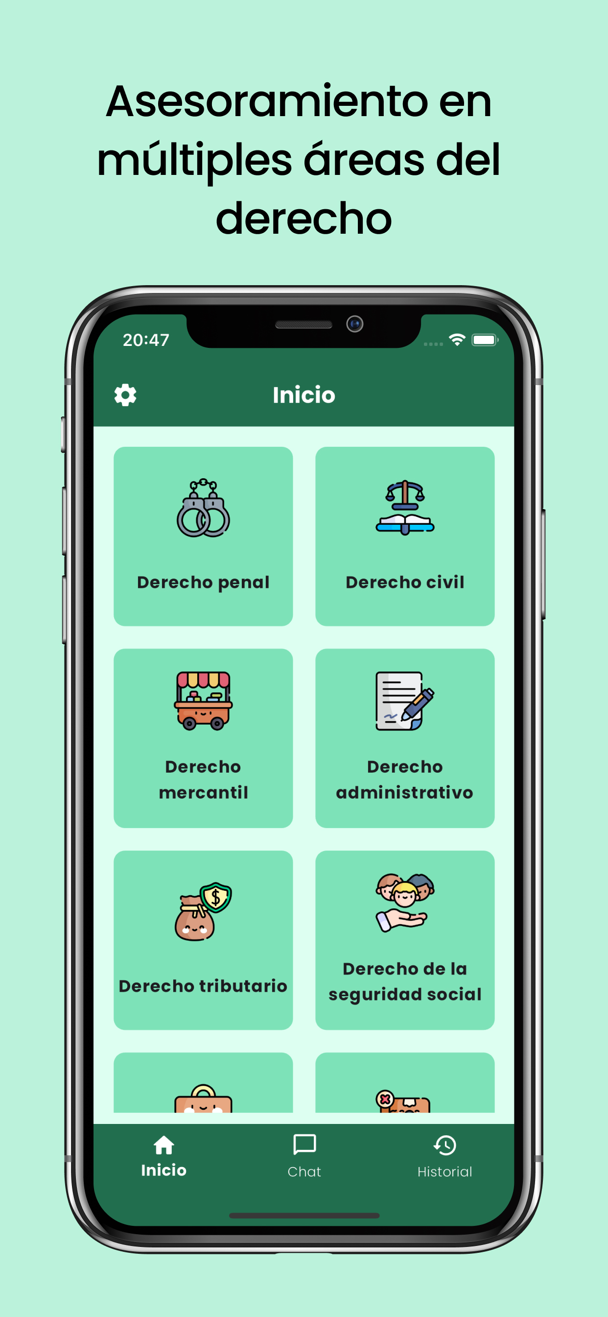 Asesoramiento en múltiples áreas del derecho